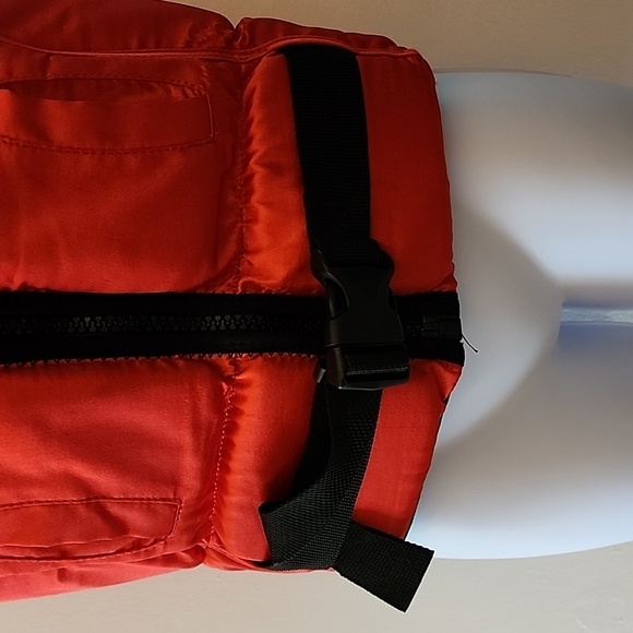 Ronix The Burt Front Zip Impact Vest, Red, Black, Size Small - Picture 6 of 9